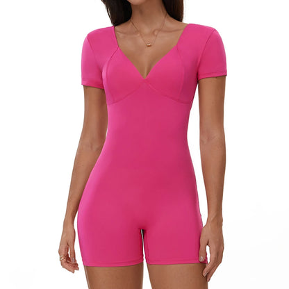 V-Back Yoga Jumpsuit