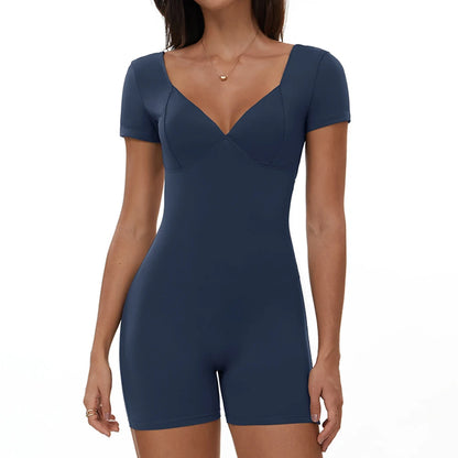 V-Back Yoga Jumpsuit