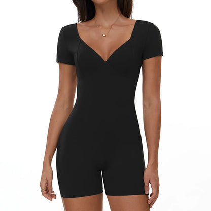 V-Back Yoga Jumpsuit