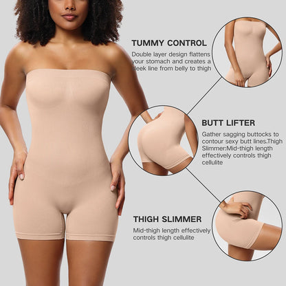 Strapless Shortie Sculpt Bodysuit