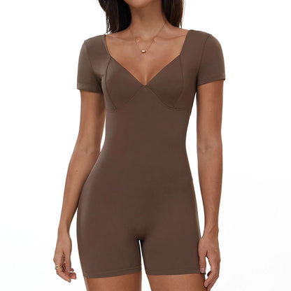 V-Back Yoga Jumpsuit