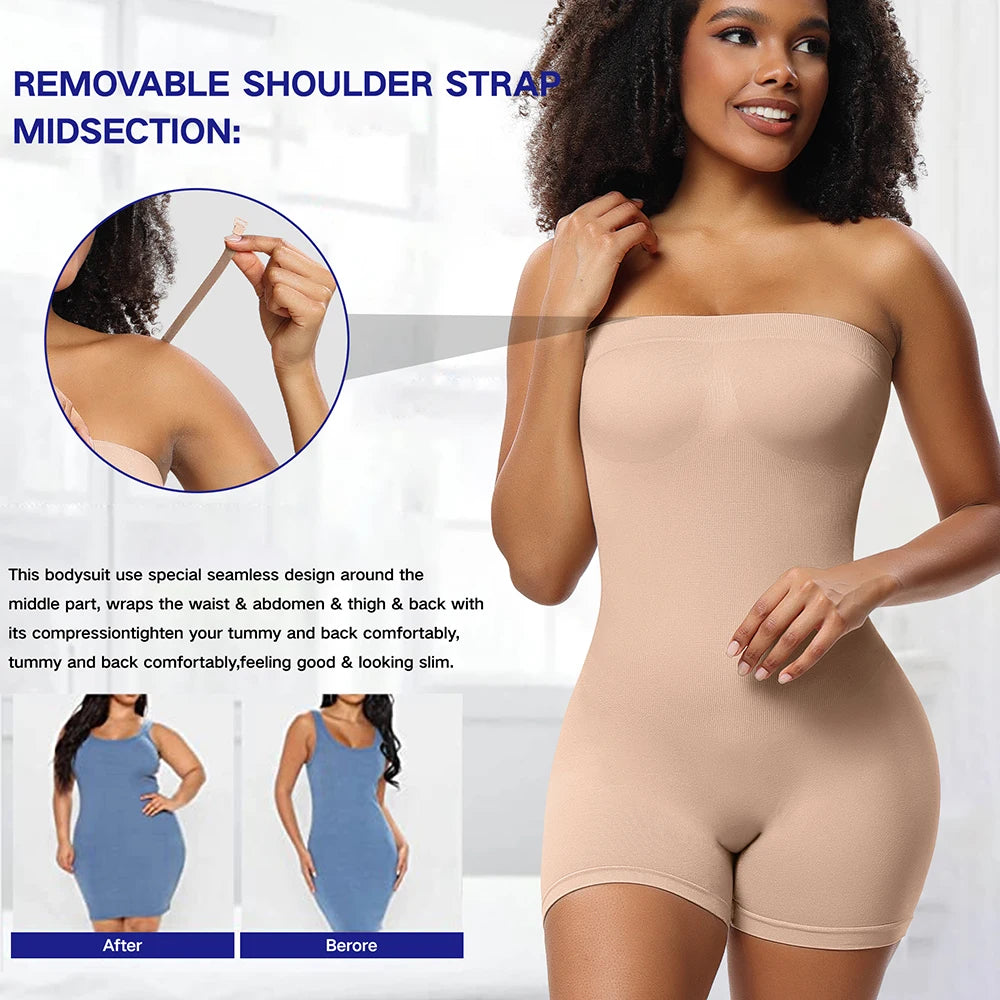 Strapless Shortie Sculpt Bodysuit